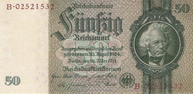 50 Mark 1933 ro.175d B